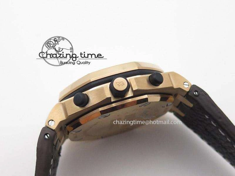 Royal Oak Offshore JF Best Edition Don Ramon de la Cruz on Brown Leather Strap A FastDry 5139