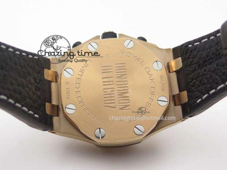 Royal Oak Offshore JF Best Edition Don Ramon de la Cruz on Brown Leather Strap A FastDry 5139