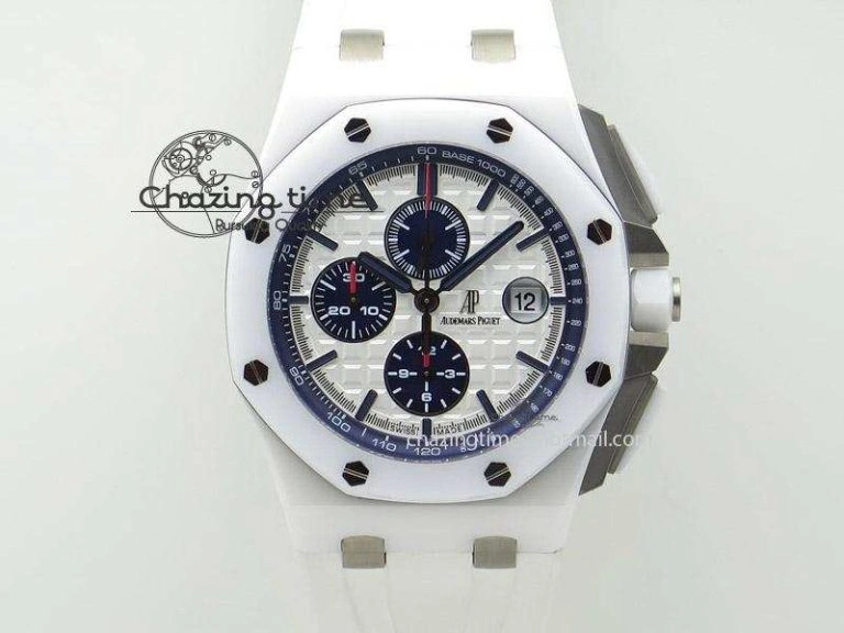 Cozy Royal Oak Offshore JF Best Edition “Navy” on Blue Leather Strap A 5144