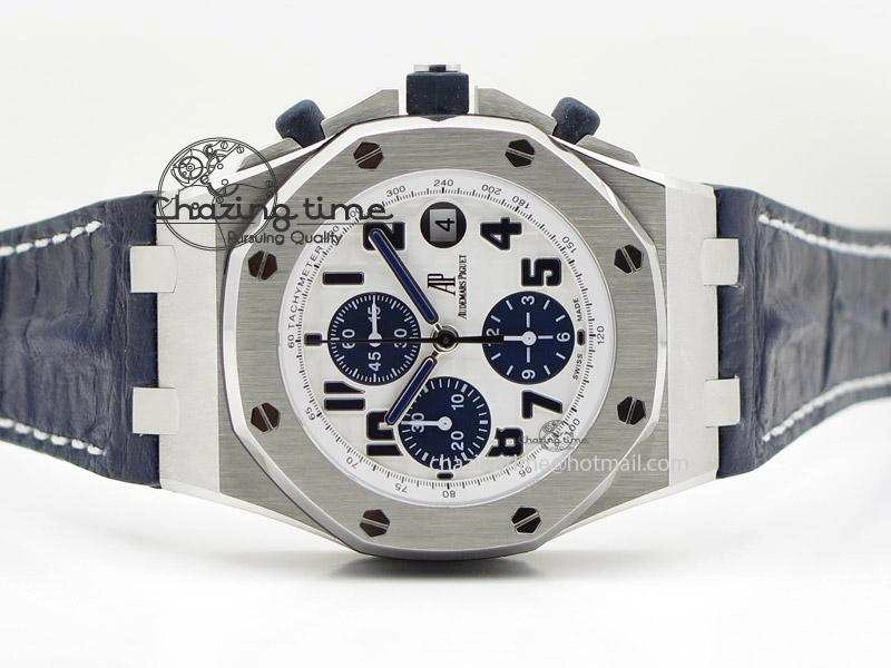 Cozy Royal Oak Offshore JF Best Edition “Navy” on Blue Leather Strap A 5144