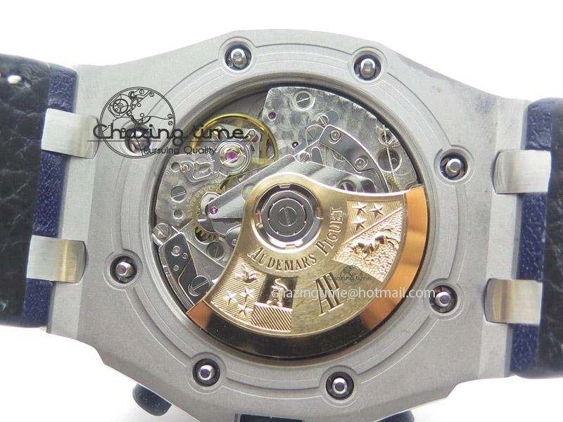 Cozy Royal Oak Offshore JF Best Edition “Navy” on Blue Leather Strap A 5144