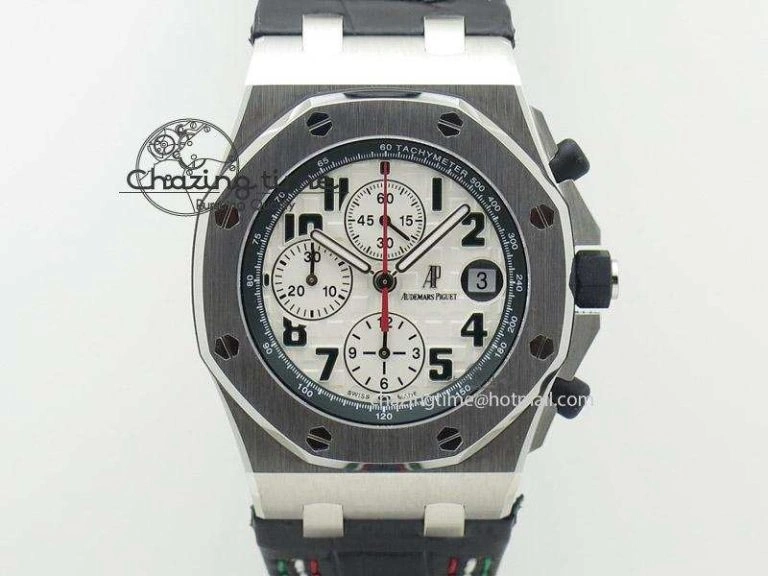 Royal Oak Offshore JF Best Edition “Pride of Mexico” on Black Leather Strap A Upgraded 5123