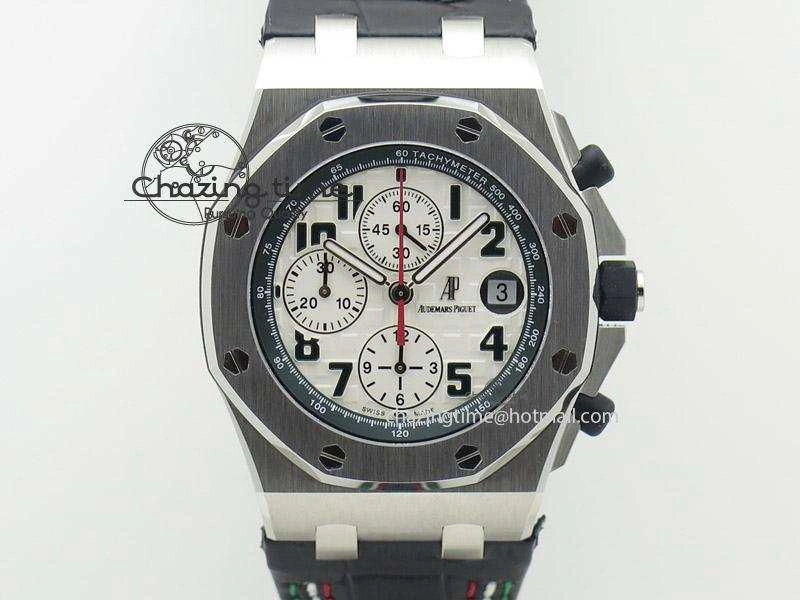 Royal Oak Offshore JF Best Edition “Pride of Mexico” on Black Leather Strap A Upgraded 5123