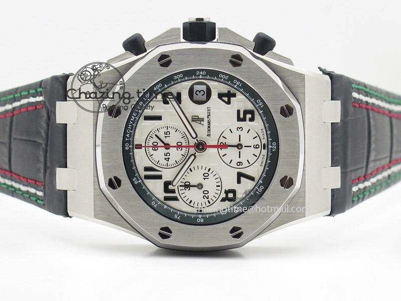 Royal Oak Offshore JF Best Edition “Pride of Mexico” on Black Leather Strap A Upgraded 5123