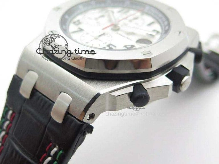 Royal Oak Offshore JF Best Edition “Pride of Mexico” on Black Leather Strap A Upgraded 5123