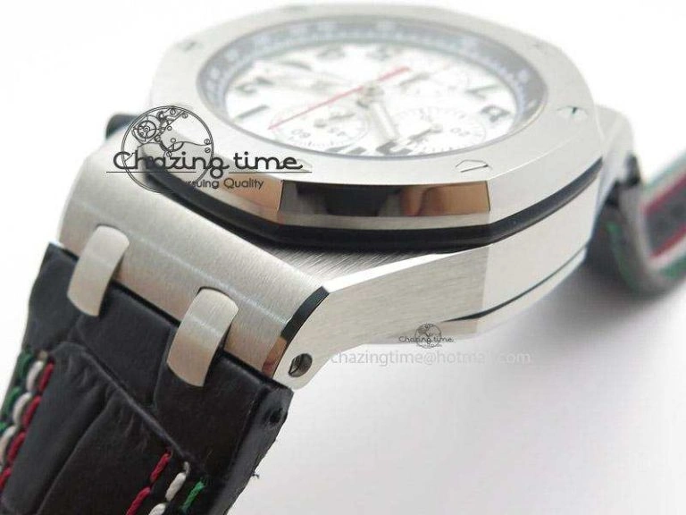 Royal Oak Offshore JF Best Edition “Pride of Mexico” on Black Leather Strap A Upgraded 5123
