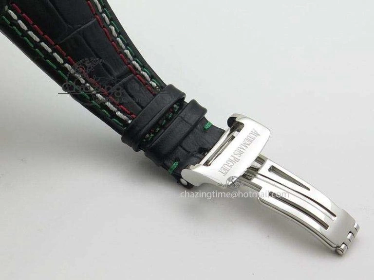 Royal Oak Offshore JF Best Edition “Pride of Mexico” on Black Leather Strap A Upgraded 5123