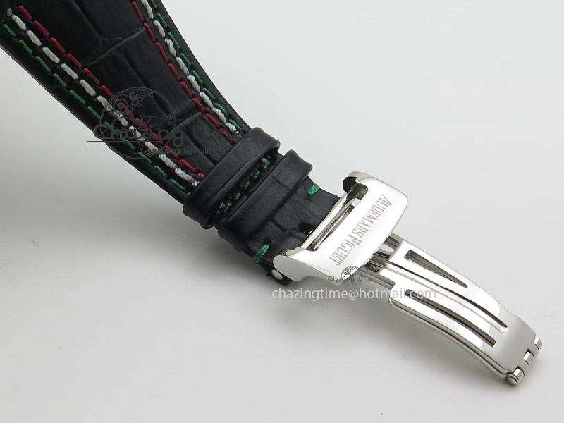 Royal Oak Offshore JF Best Edition “Pride of Mexico” on Black Leather Strap A Upgraded 5123