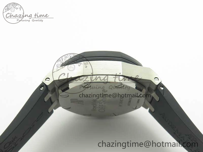 Fashionable Royal Oak Offshore JF Best Edition SS Rubberclad Black Dial A3126 V2 w  Cyclops 4898