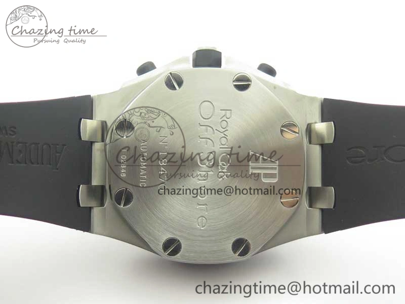 Fashionable Royal Oak Offshore JF Best Edition SS Rubberclad Black Dial A3126 V2 w  Cyclops 4898