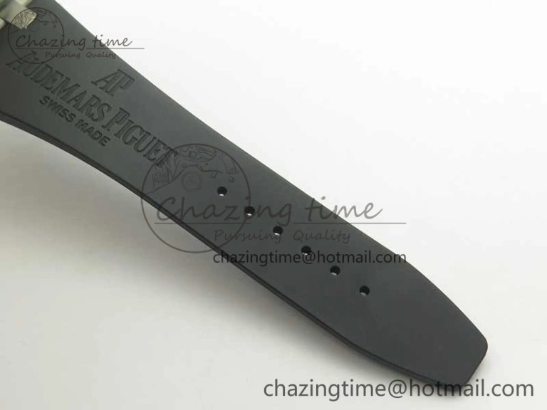 Fashionable Royal Oak Offshore JF Best Edition SS Rubberclad Black Dial A3126 V2 w  Cyclops 4898