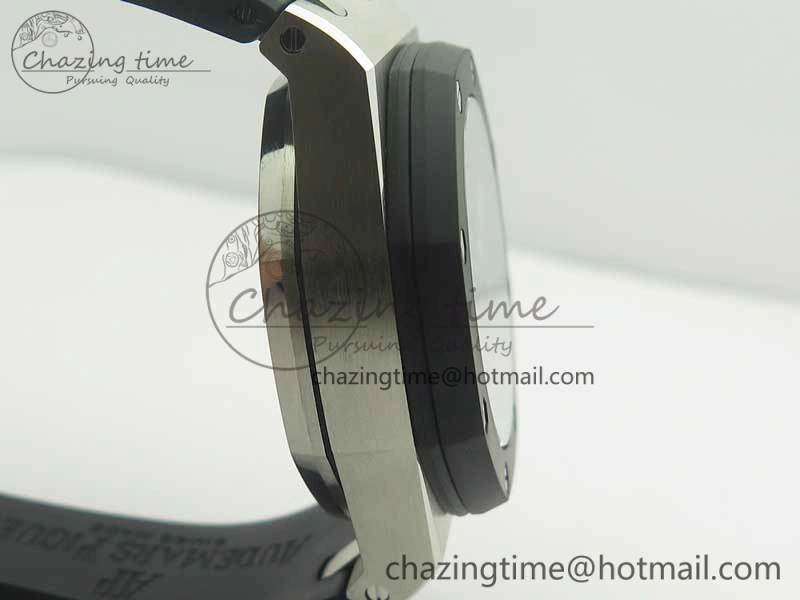 Fashionable Royal Oak Offshore JF Best Edition SS Rubberclad Black Dial A3126 V2 w  Cyclops 4898