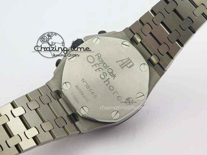 Modern Royal Oak Offshore JF Ultimate Edition Silver Themes On SS Bracelet A7750 V 5057