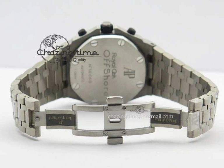 Modern Royal Oak Offshore JF Ultimate Edition Silver Themes On SS Bracelet A7750 V 5057