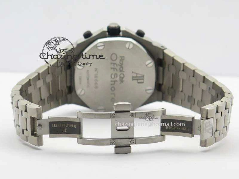 Modern Royal Oak Offshore JF Ultimate Edition Silver Themes On SS Bracelet A7750 V 5057