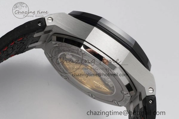 Royal Oak Offshore JJF 1:1 Best Edition “Dark Knight” on Black Red Leather Strap A Efficient 4629