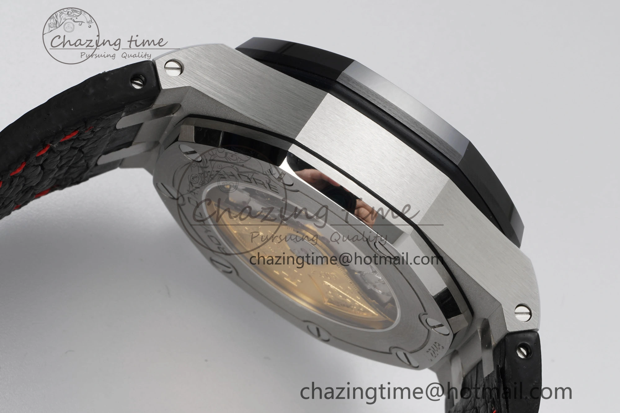 Royal Oak Offshore JJF 1:1 Best Edition “Dark Knight” on Black Red Leather Strap A Efficient 4629