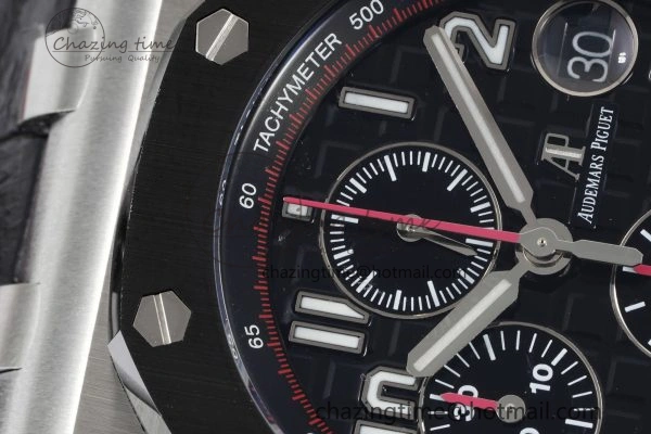 Royal Oak Offshore JJF 1:1 Best Edition “Dark Knight” on Black Red Leather Strap A Efficient 4629