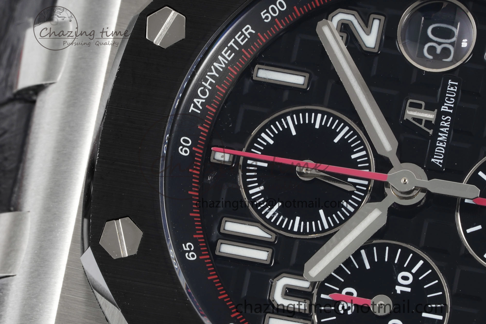 Royal Oak Offshore JJF 1:1 Best Edition “Dark Knight” on Black Red Leather Strap A Efficient 4629