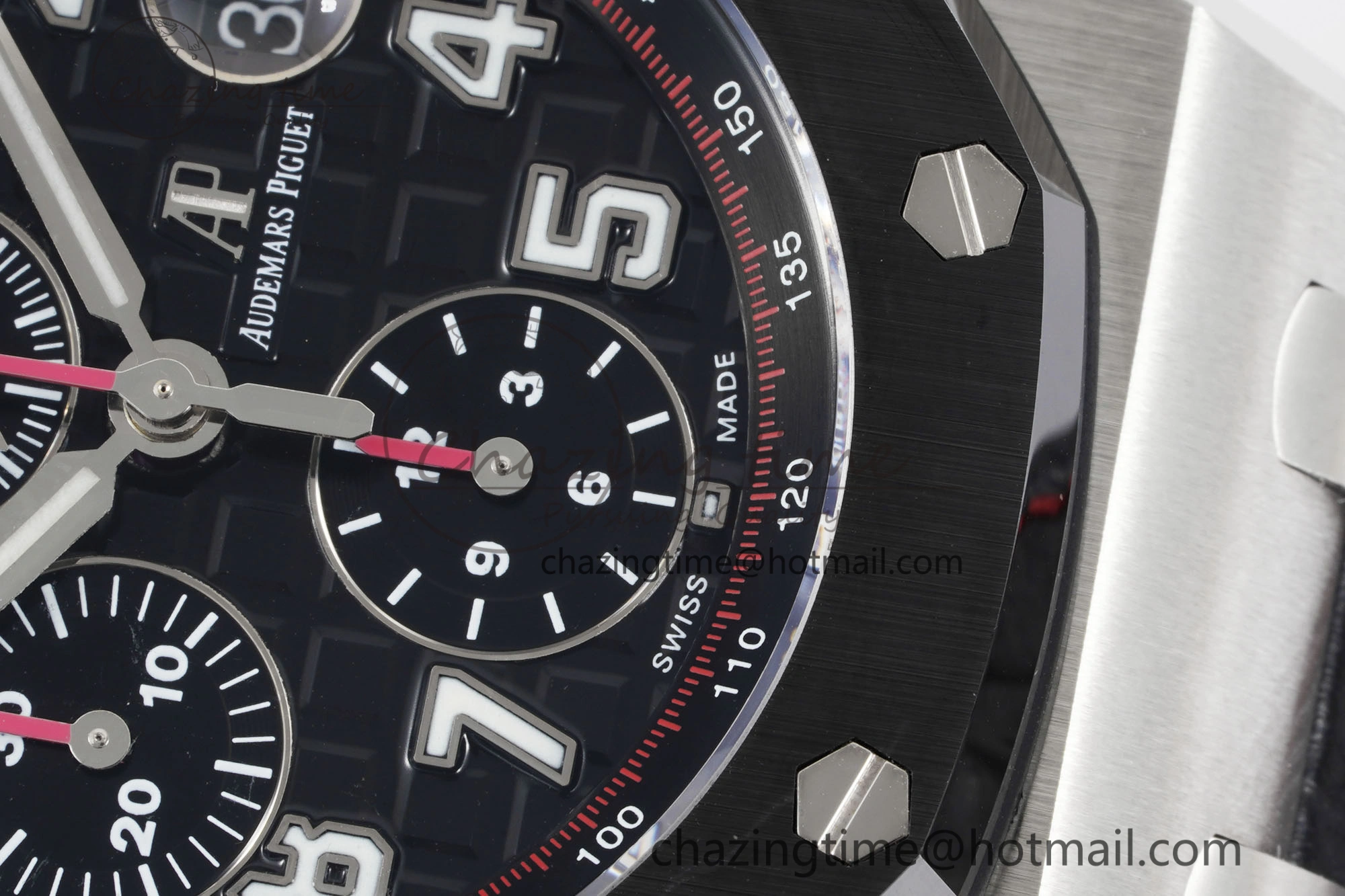 Royal Oak Offshore JJF 1:1 Best Edition “Dark Knight” on Black Red Leather Strap A Efficient 4629