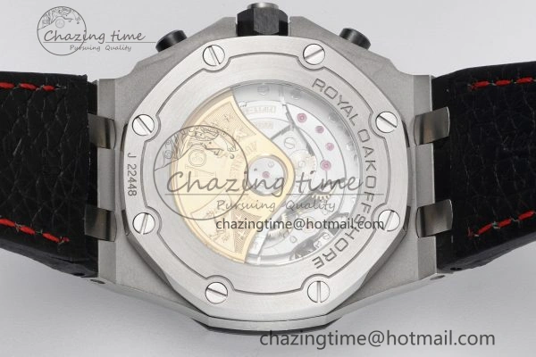 Royal Oak Offshore JJF 1:1 Best Edition “Dark Knight” on Black Red Leather Strap A Efficient 4629