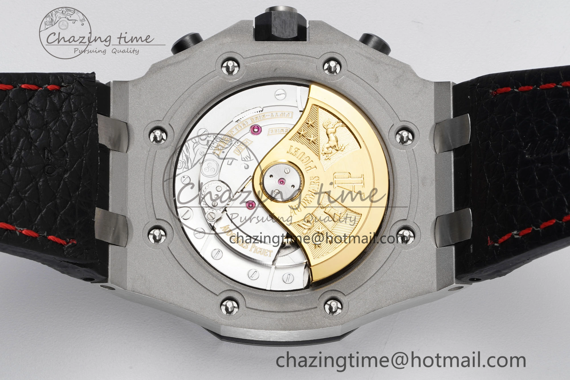 Royal Oak Offshore JJF 1:1 Best Edition “Dark Knight” on Black Red Leather Strap A Efficient 4629