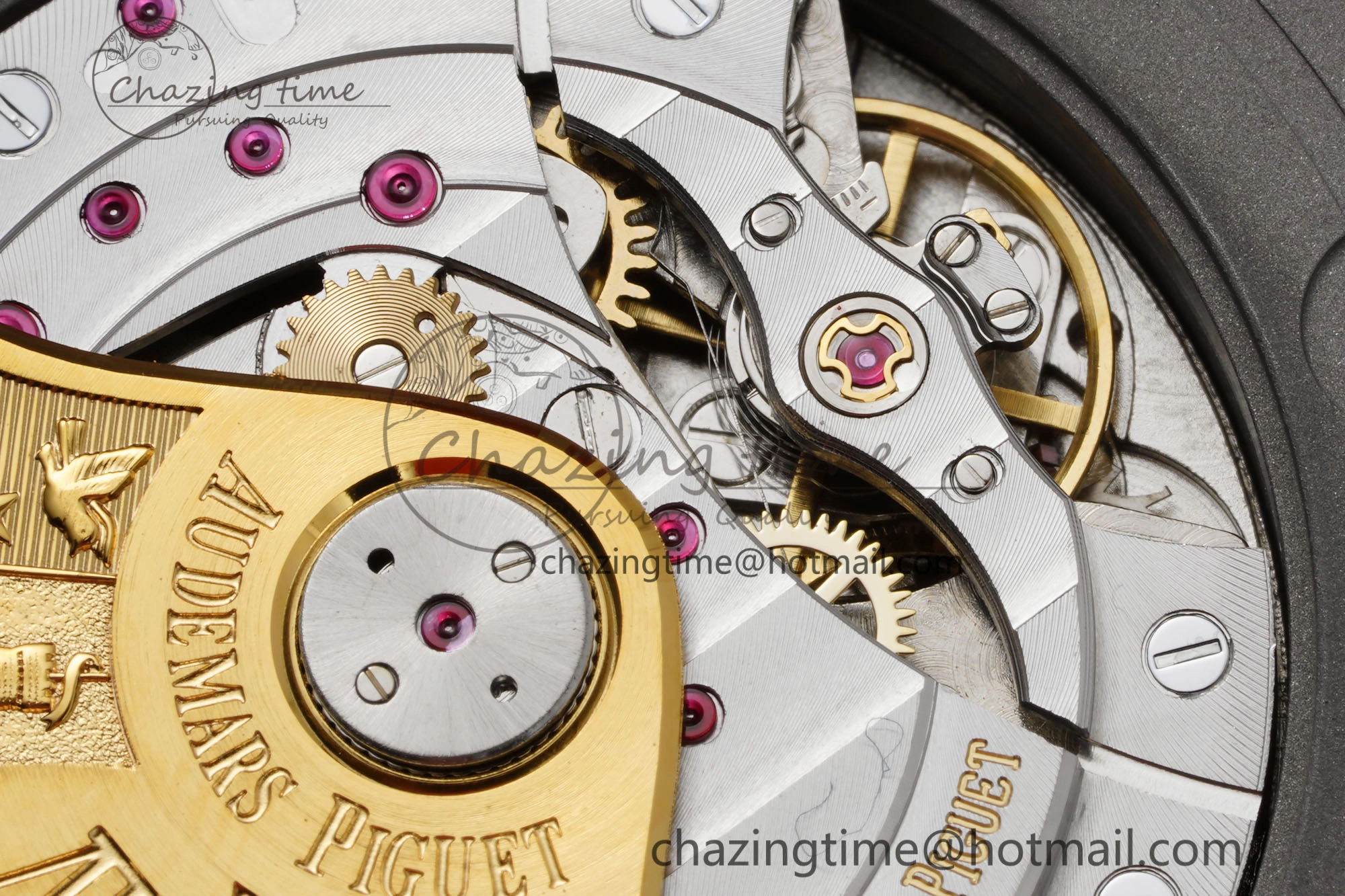 Royal Oak Offshore JJF 1:1 Best Edition “Dark Knight” on Black Red Rubber Strap A Versatile 4631