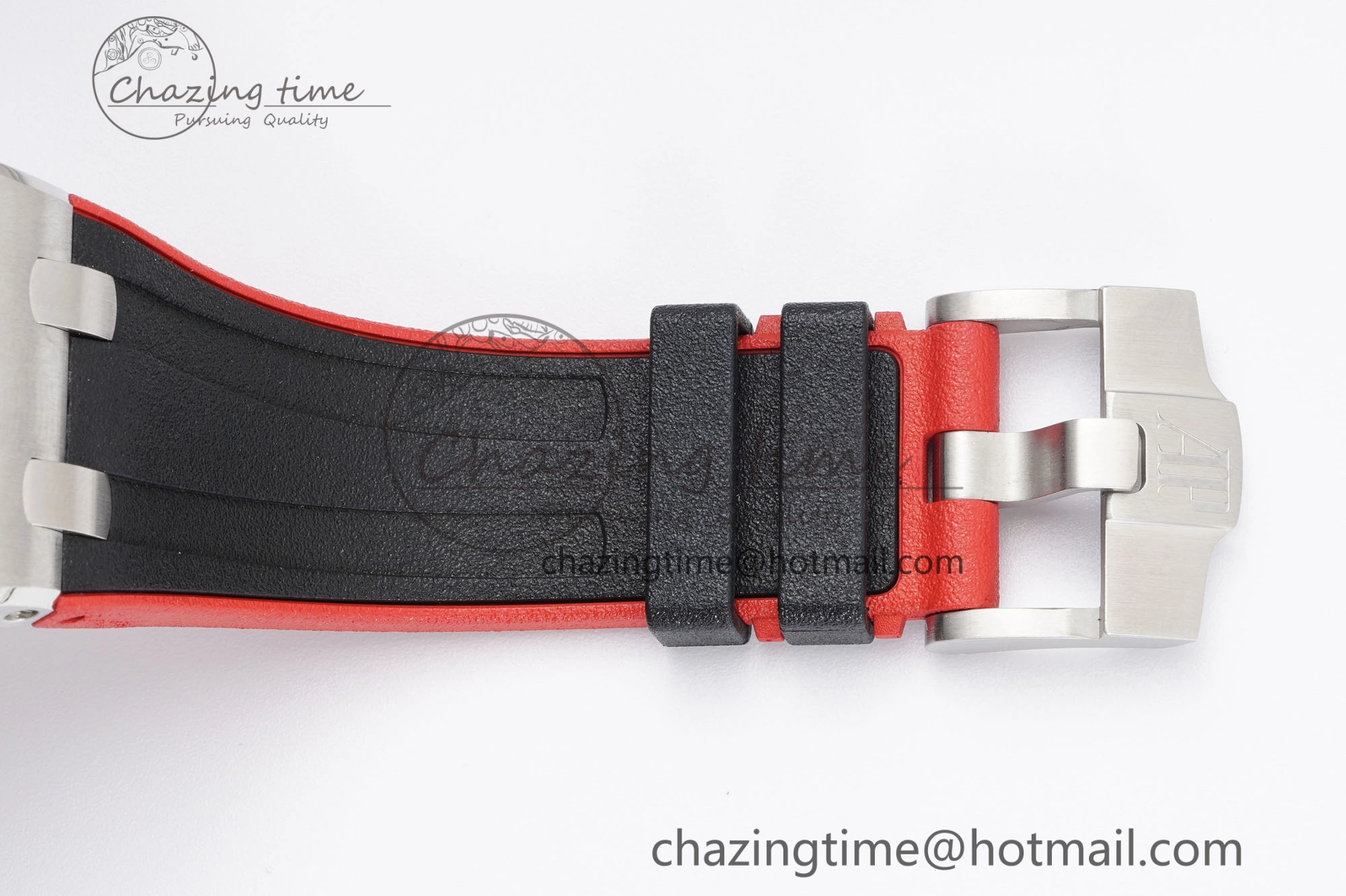Royal Oak Offshore JJF 1:1 Best Edition “Dark Knight” on Black Red Rubber Strap A Versatile 4631
