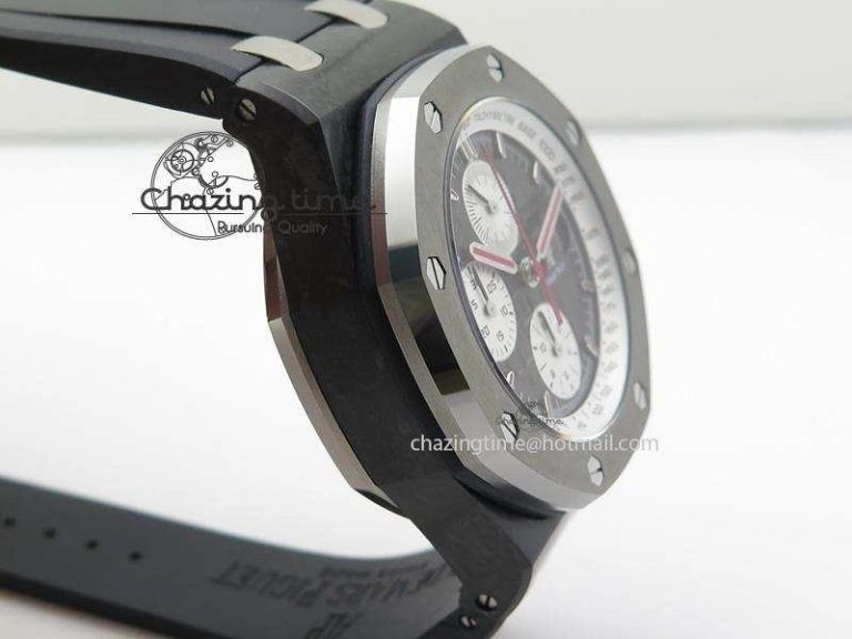 Royal Oak Offshore Jarno Trulli Forged Carbon JF Best Edition on Rubber Strap A Durable 5140