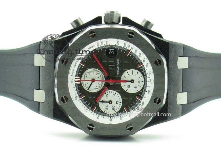 Royal Oak Offshore Jarno Trulli Forged Carbon JF Best Edition on Rubber Strap A Durable 5140