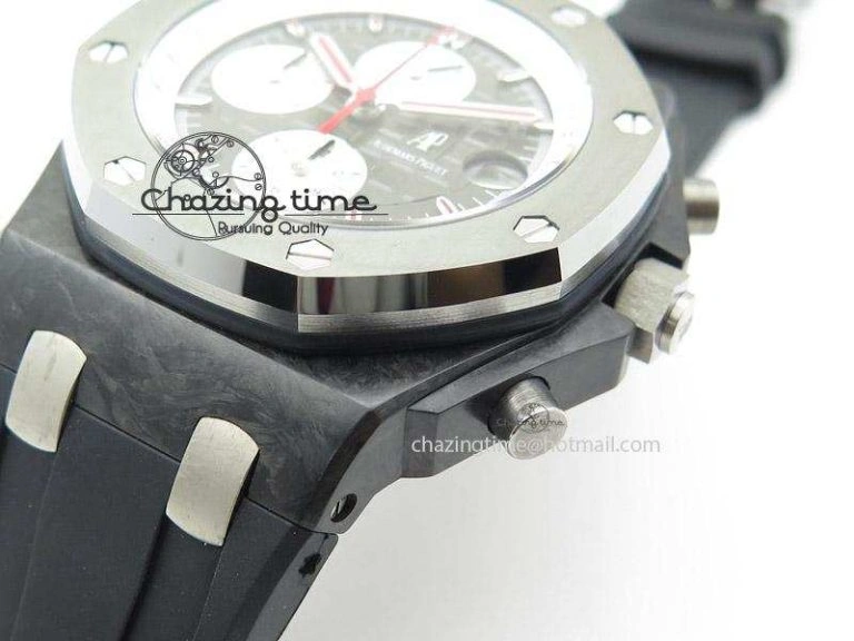 Royal Oak Offshore Jarno Trulli Forged Carbon JF Best Edition on Rubber Strap A Durable 5140