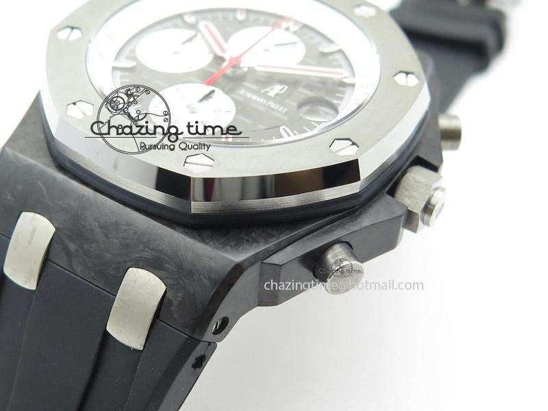 Royal Oak Offshore Jarno Trulli Forged Carbon JF Best Edition on Rubber Strap A Durable 5140
