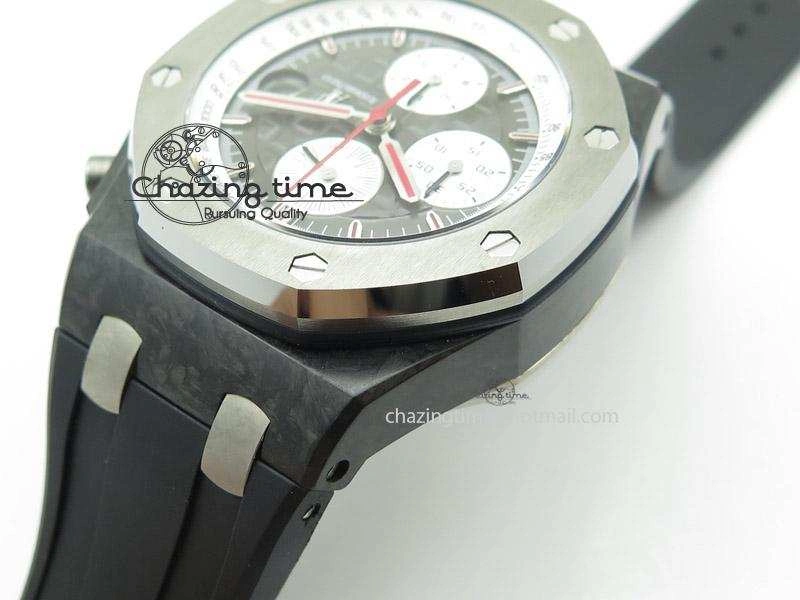 Royal Oak Offshore Jarno Trulli Forged Carbon JF Best Edition on Rubber Strap A Durable 5140