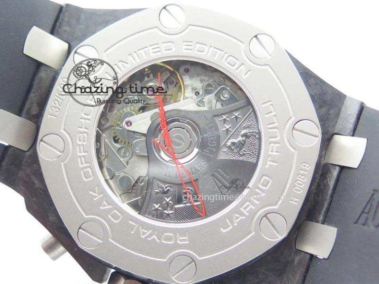 Royal Oak Offshore Jarno Trulli Forged Carbon JF Best Edition on Rubber Strap A Durable 5140