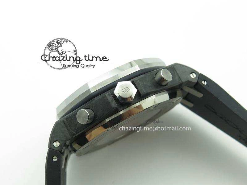 Royal Oak Offshore Jarno Trulli Forged Carbon JF Best Edition on Rubber Strap A Durable 5140