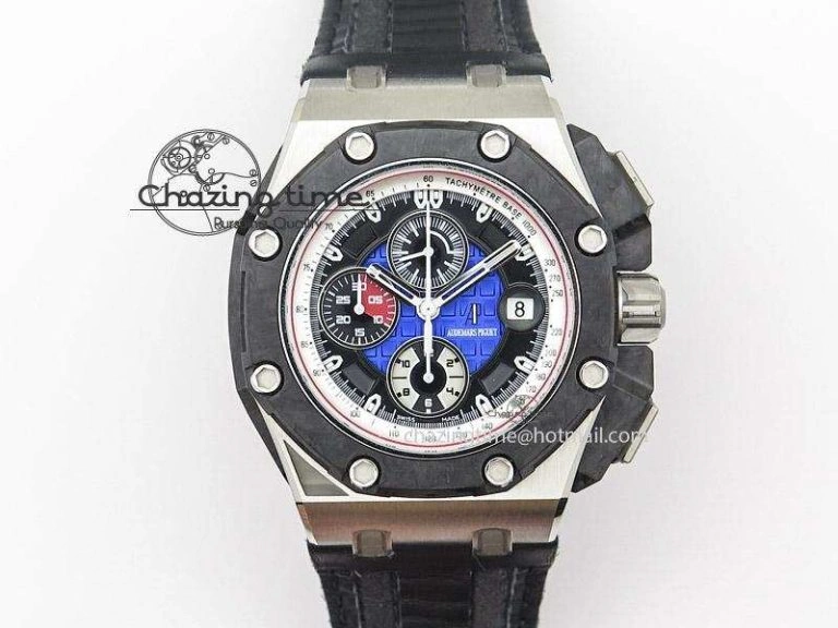 Royal Oak Offshore Jarno Trulli Forged Carbon JF Best Edition on Rubber Strap A Durable 5140