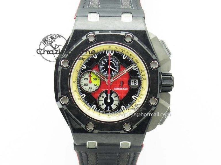 Royal Oak Offshore Jarno Trulli Forged Carbon JF Best Edition on Rubber Strap A Durable 5140