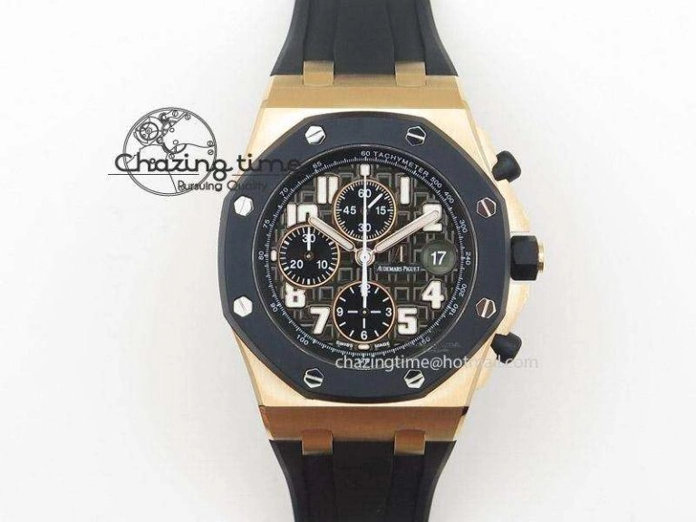 Royal Oak Offshore Jarno Trulli Forged Carbon JF Best Edition on Rubber Strap A Durable 5140