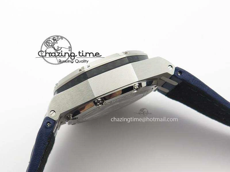 Royal Oak Offshore Juan Pablo Montoya JF Best Edition Blue Dial On Blue Leather Strap A Lightweight 5087