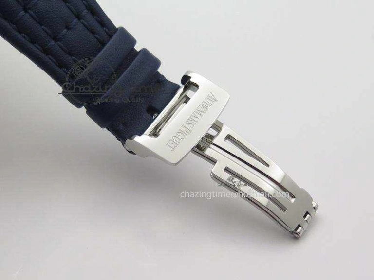 Royal Oak Offshore Juan Pablo Montoya JF Best Edition Blue Dial On Blue Leather Strap A Lightweight 5087