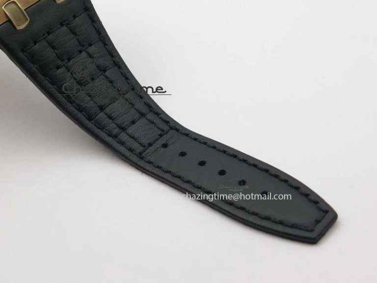 Royal Oak Offshore Juan Pablo Montoya RG JF Best Edition Black Dial On Black Leather Strap A ZeroBulk 5078