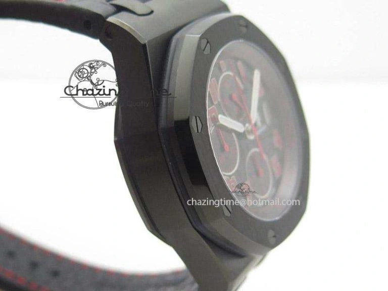 Compact Royal Oak Offshore “Las Vegas” JF Best Edition On Black Leather Strap A 5111