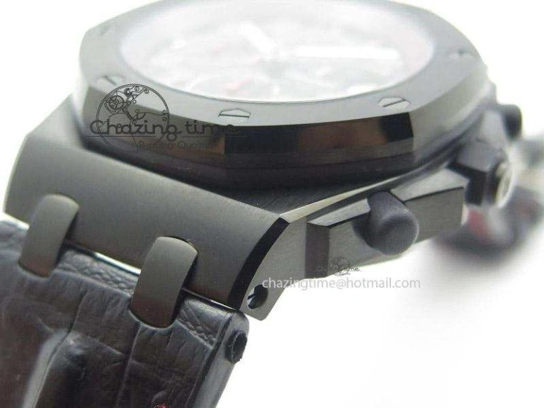 Compact Royal Oak Offshore “Las Vegas” JF Best Edition On Black Leather Strap A 5111