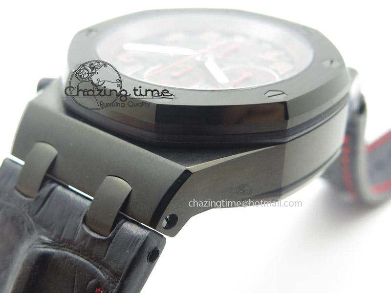 Compact Royal Oak Offshore “Las Vegas” JF Best Edition On Black Leather Strap A 5111