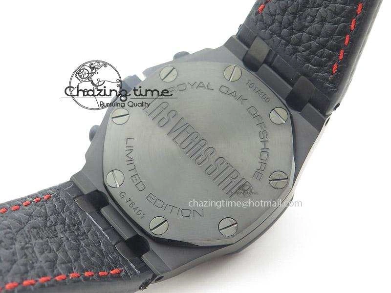 Compact Royal Oak Offshore “Las Vegas” JF Best Edition On Black Leather Strap A 5111