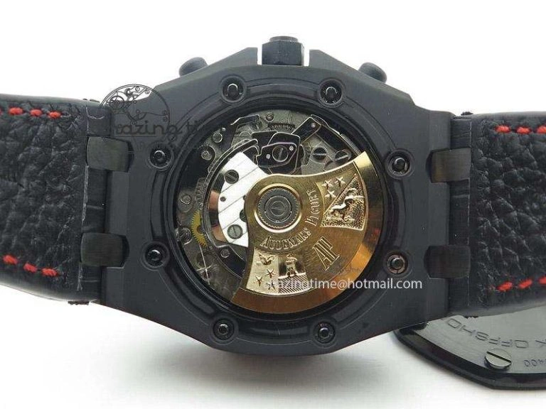 Compact Royal Oak Offshore “Las Vegas” JF Best Edition On Black Leather Strap A 5111