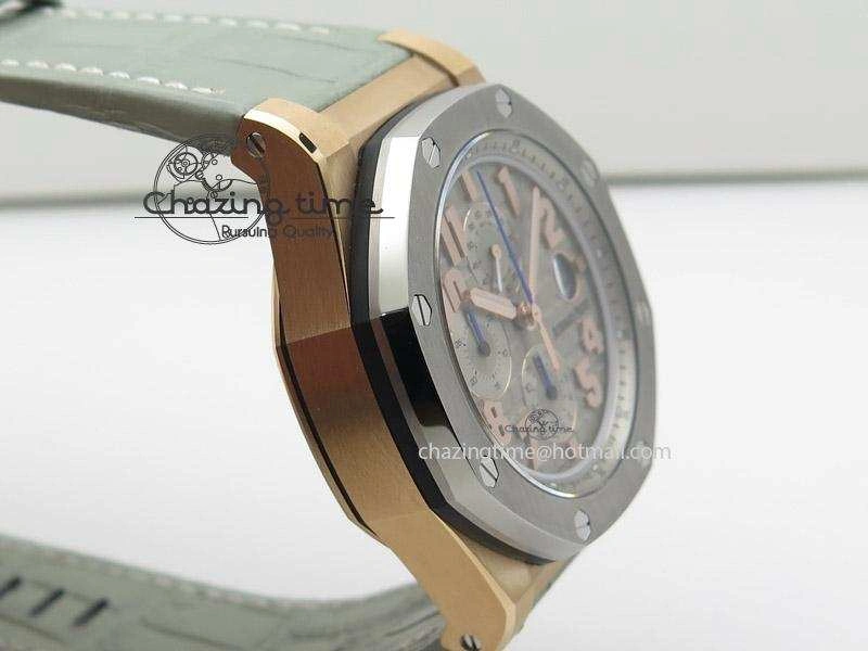 Royal Oak Offshore LeBron James Cermet Bezel JF Best Edition On Leather Strap A3126 (Free Rubber Strap) QuickDry 5118
