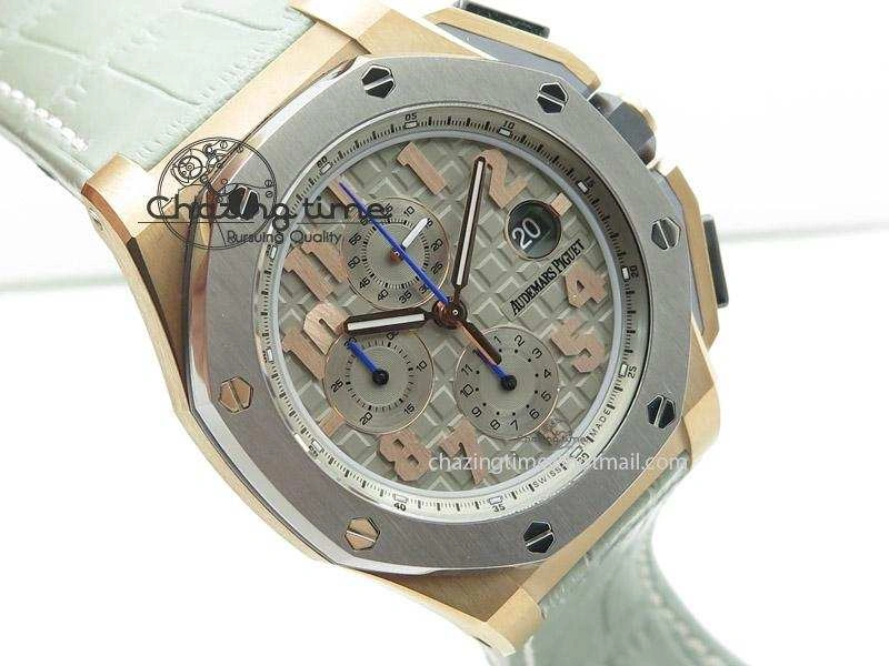 Royal Oak Offshore LeBron James Cermet Bezel JF Best Edition On Leather Strap A3126 (Free Rubber Strap) QuickDry 5118