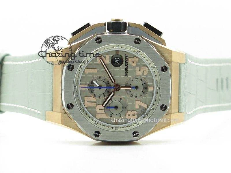 Royal Oak Offshore LeBron James Cermet Bezel JF Best Edition On Leather Strap A3126 (Free Rubber Strap) QuickDry 5118