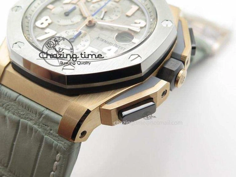 Royal Oak Offshore LeBron James Cermet Bezel JF Best Edition On Leather Strap A3126 (Free Rubber Strap) QuickDry 5118